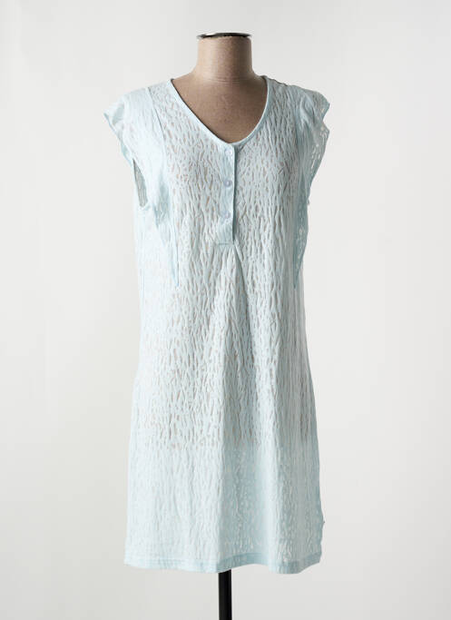 Chemise de nuit bleu ESKIMO pour femme