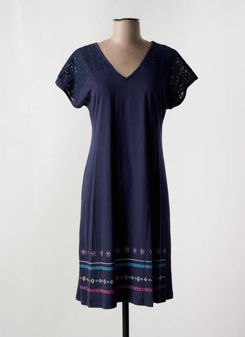 Chemise de nuit bleu REOIC pour femme