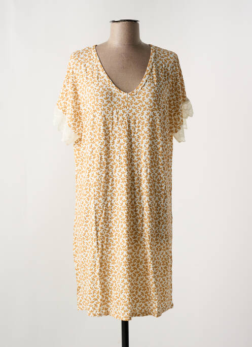 Chemise de nuit jaune ANTIGEL pour femme