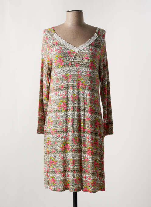 Chemise de nuit rose ANTIGEL pour femme