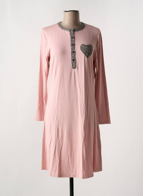 Chemise de nuit rose JULIE pour femme
