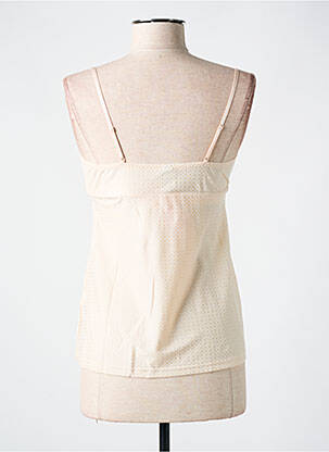 Top/caraco bretelles élastiquées beige ANTIGEL femme