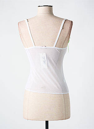 Top/caraco bretelles élastiquées ajustables blanc RAGNO femme