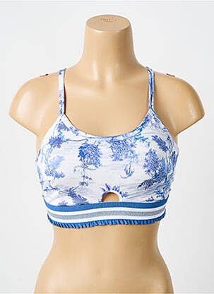 Soutien-gorge sans armature brassieres bleu ANTIGEL femme