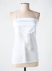 Top blanc LE BOURGET pour femme seconde vue