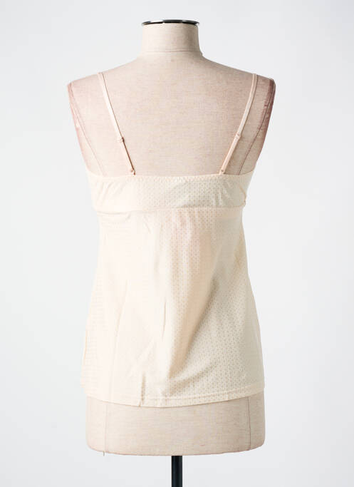 Top/caraco bretelles élastiquées beige ANTIGEL femme