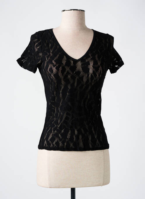 Top/Caraco noir LE BOURGET pour femme