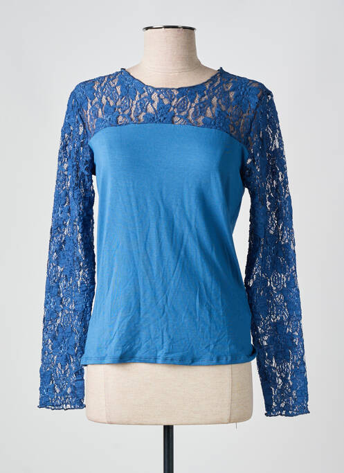 Top bleu LE BOURGET pour femme