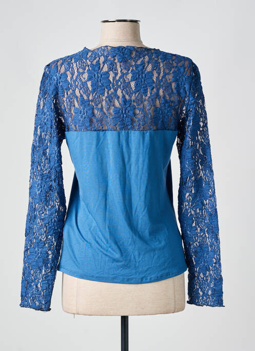 Top bleu LE BOURGET pour femme