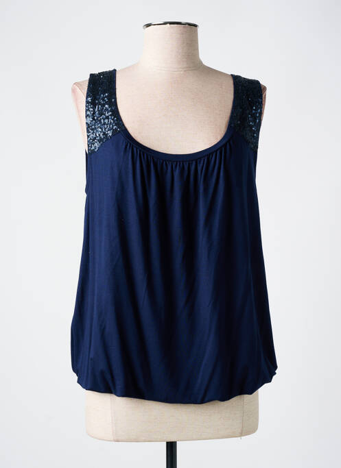 Top bleu LE BOURGET pour femme