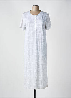 Chemise de nuit imprimé fleurs gris LINGELOR femme