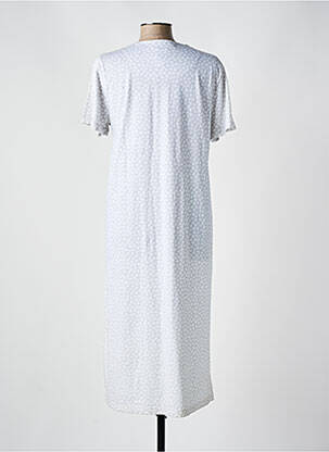 Chemise de nuit imprimé fleurs gris LINGELOR femme