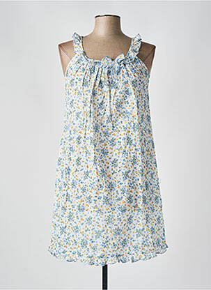Nuisette/combinette légère et transparente bleu PRIMA ROSA femme