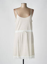 Nuisette/combinette col rond beige LINGELOR femme