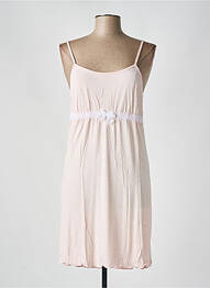 Nuisette/combinette col rond rose LINGELOR femme