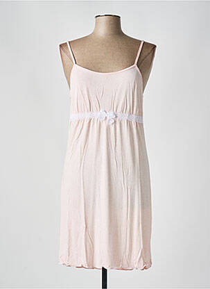 Nuisette/combinette col rond rose LINGELOR femme
