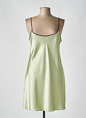 Nuisette/combinette col rond vert SANAO femme
