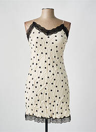 Nuisette/combinette stretch beige PRIMA ROSA femme
