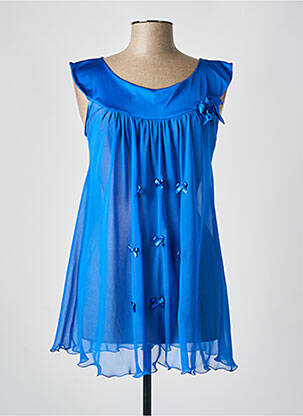 Nuisette/combinette col rond bleu FOEMINA femme
