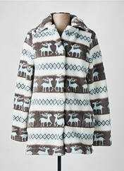 Robe de chambre bleu LOHE pour femme seconde vue