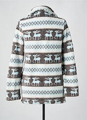 Robe de chambre bleu LOHE pour femme seconde vue