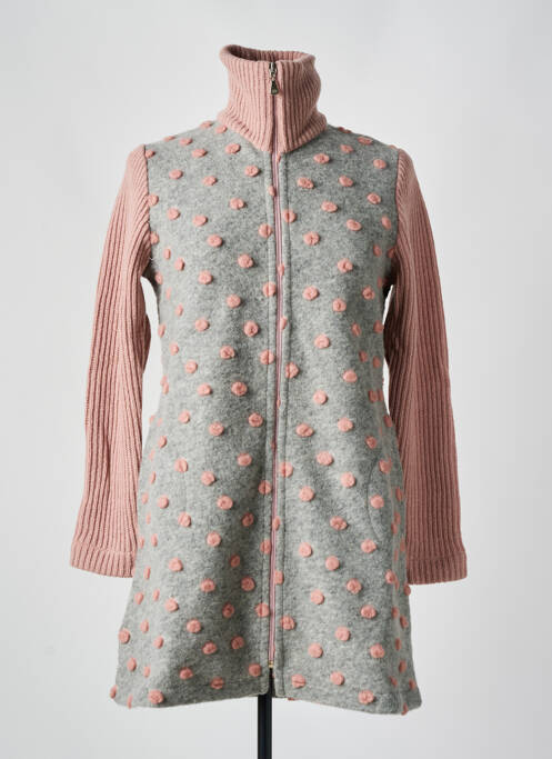 Gilet manches longues rose DOLCE VITA pour femme