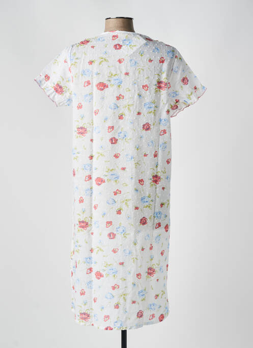 Chemise de nuit blanc PRIMA ROSA pour femme