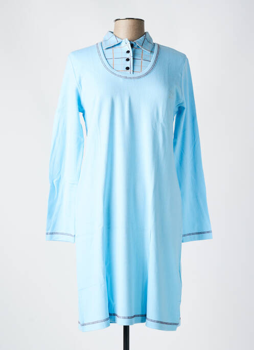 Chemise de nuit bleu LOHE pour femme