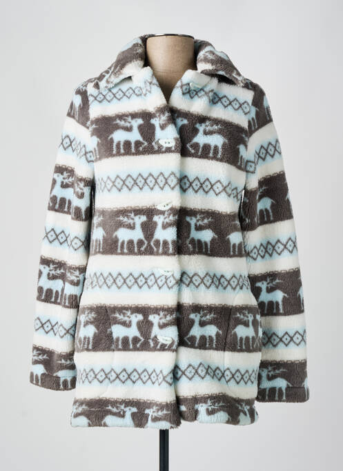 Robe de chambre bleu LOHE pour femme