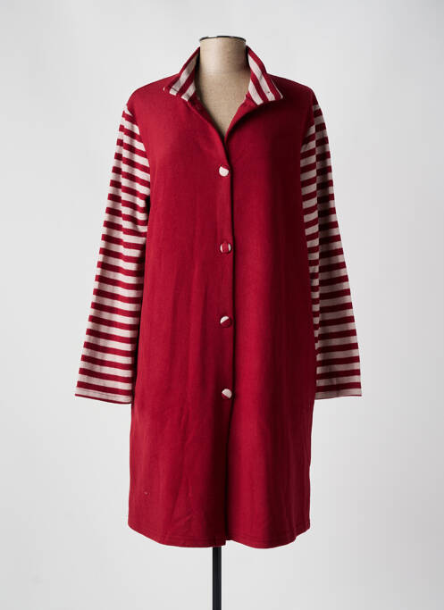 Robe de chambre rouge JULIE pour femme