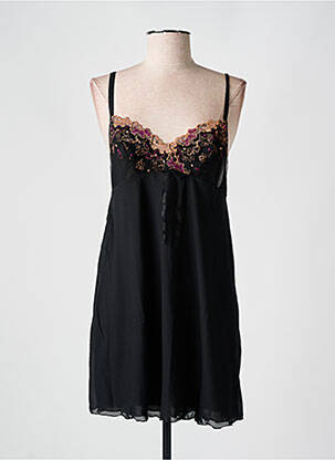 Nuisette/combinette broderie noir NUIT MAGIQUE femme