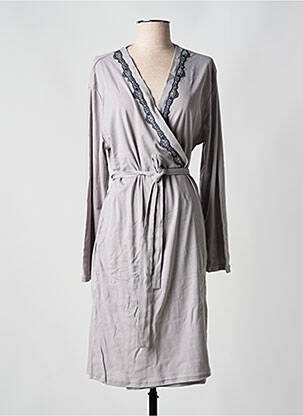 Robe de chambre gris PRIMA ROSA pour femme