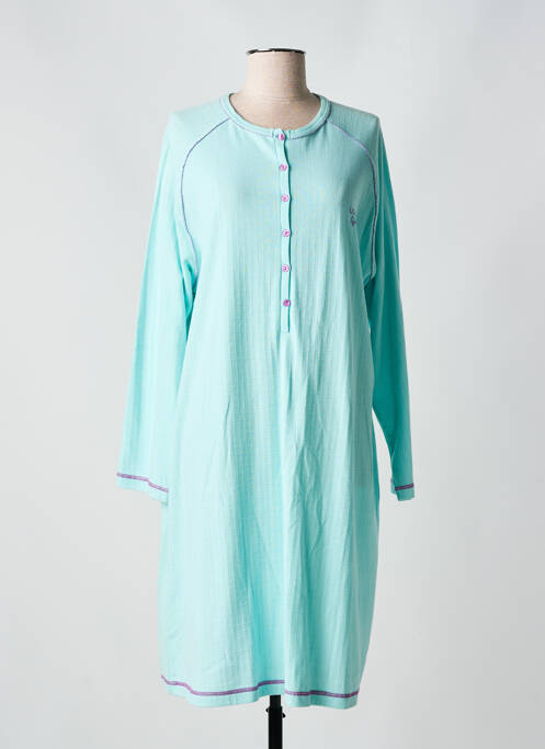 Chemise de nuit bleu LOHE pour femme