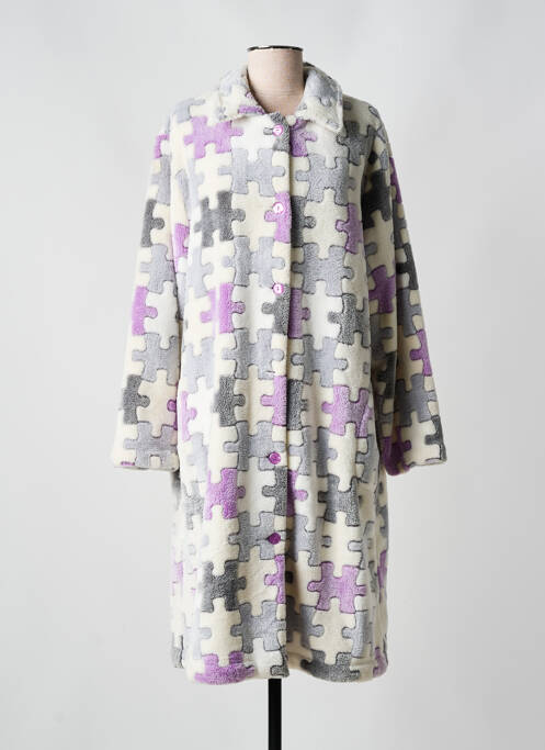 Robe de chambre violet LOHE pour femme
