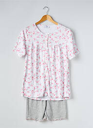 Pyjama manches courtes rose JULIE femme