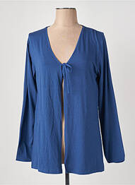 Robe de chambre tissage jersey bleu ESKIMO femme
