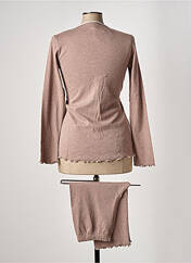 Pyjama marron LINGELOR pour femme seconde vue