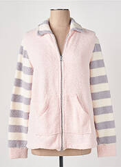 Robe de chambre rose LOHE pour femme seconde vue