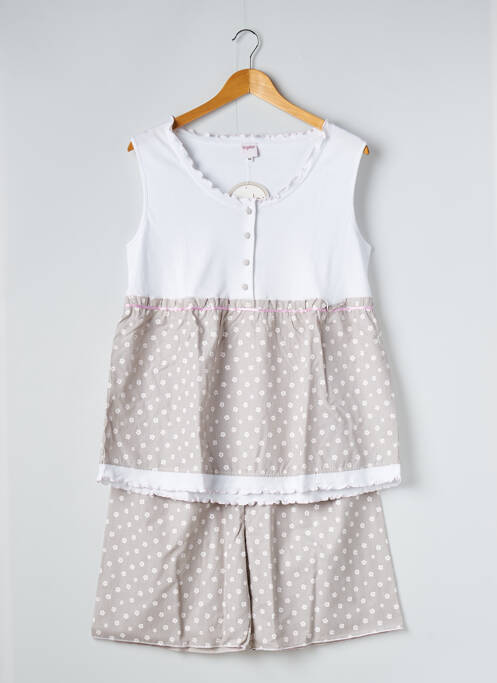 Pyjama beige LINGELOR pour femme