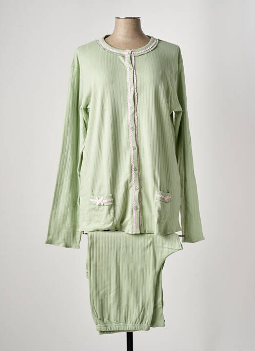 Pyjama vert RAGNO pour femme