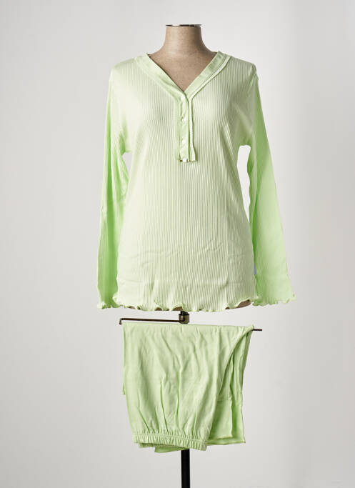 Pyjama vert RAGNO pour femme