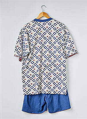 Pyjashort imprimé fantaisie bleu RINGELLA homme