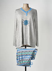 Pyjama bleu LOHE pour femme seconde vue