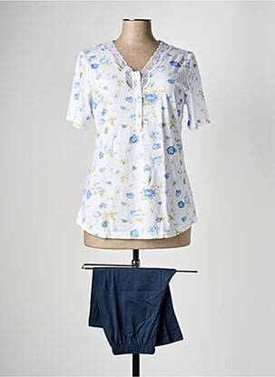 Pyjama bleu PRIMA ROSA pour femme