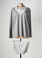 Pyjama gris LOHE pour femme seconde vue