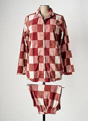 Pyjama rouge ESKIMO pour femme seconde vue