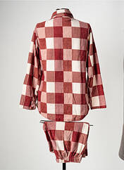 Pyjama rouge ESKIMO pour femme seconde vue