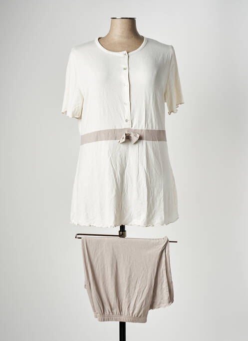 Pyjama blanc LINGELOR pour femme