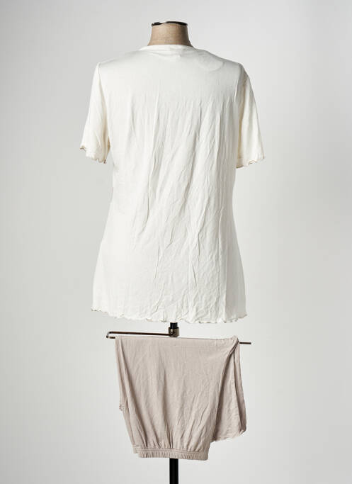Pyjama blanc LINGELOR pour femme
