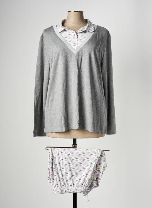 Pyjama gris LOHE pour femme